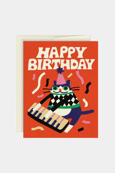 Paperole Jazzy Cat Birthday Card