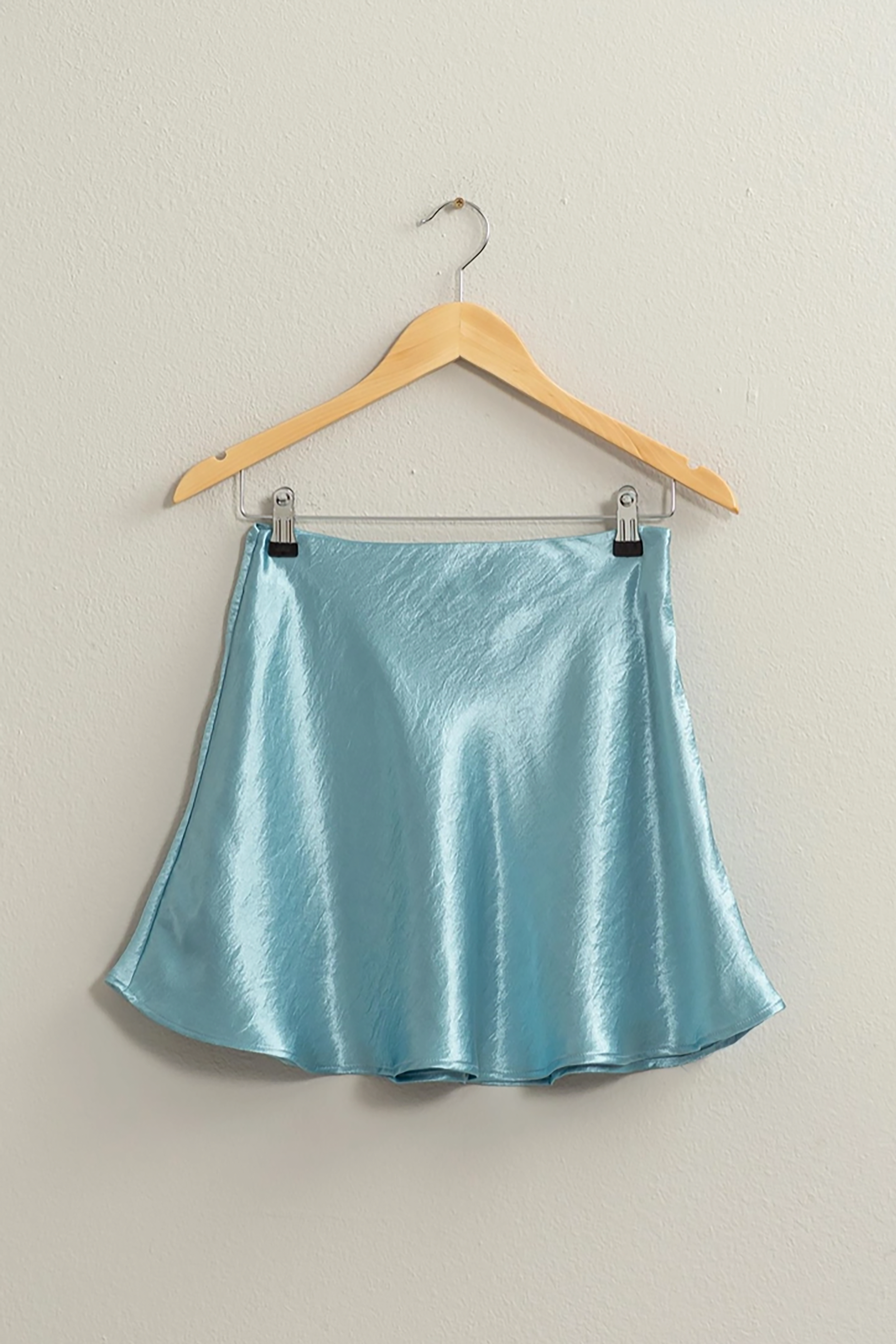 Brady Mini Skirt in Dolphin Blue