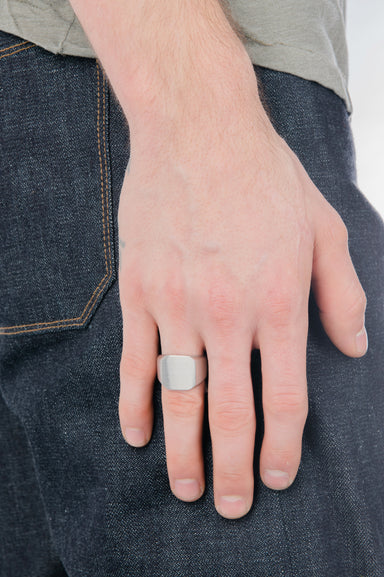 Classic Signet Ring in Silver - Philistine
