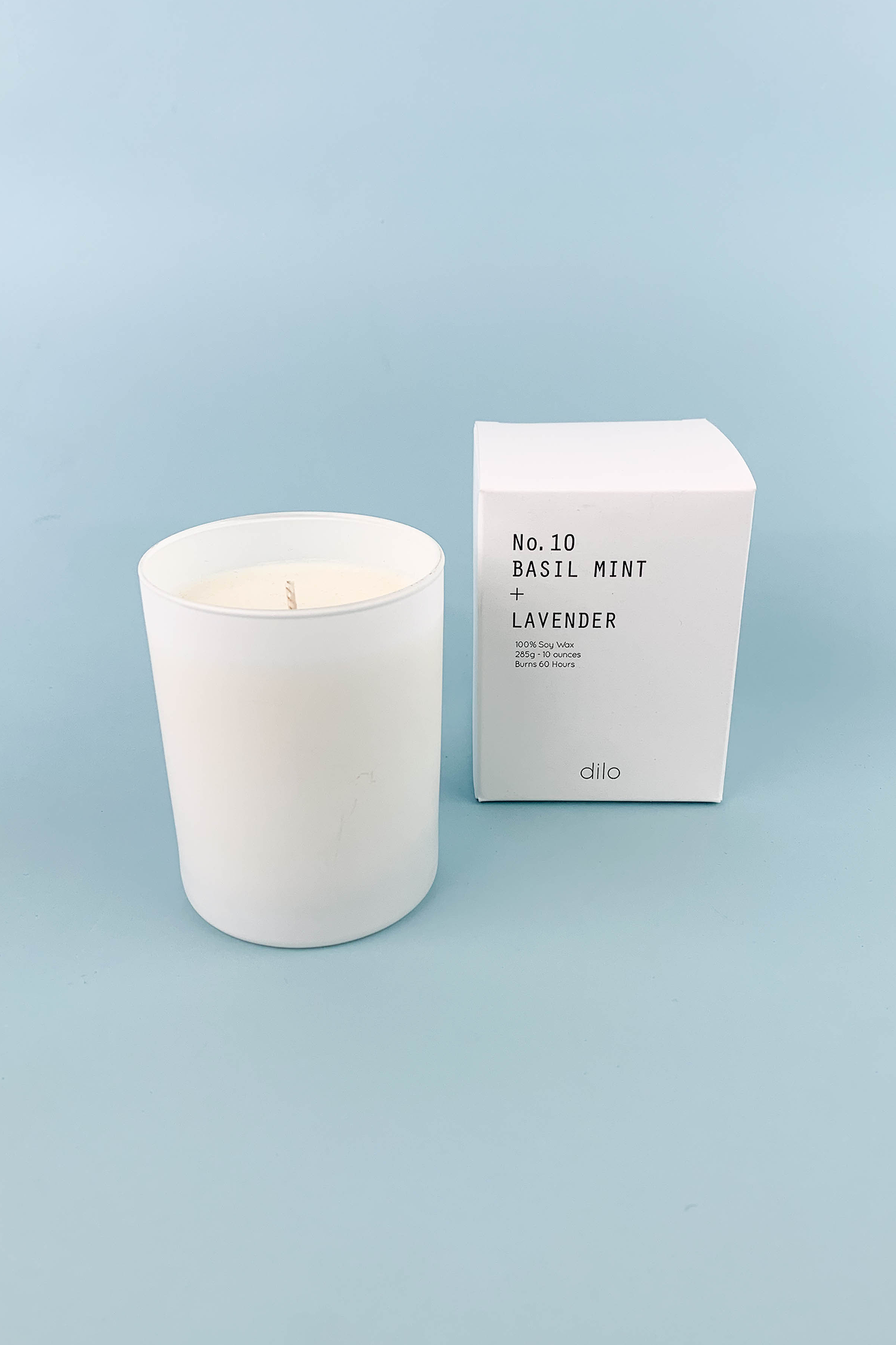 Dilo Shades Collecton: Basil Mint + Lavender Candle