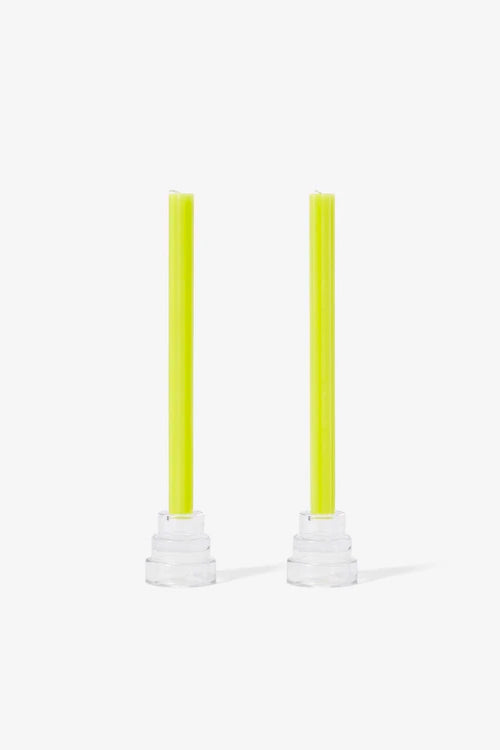 Dusen Dusen Taper Candle in Yellow