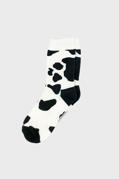 Women's Got Milk Cow Print Socks