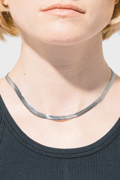 Layering Snake Chain in XL Silver