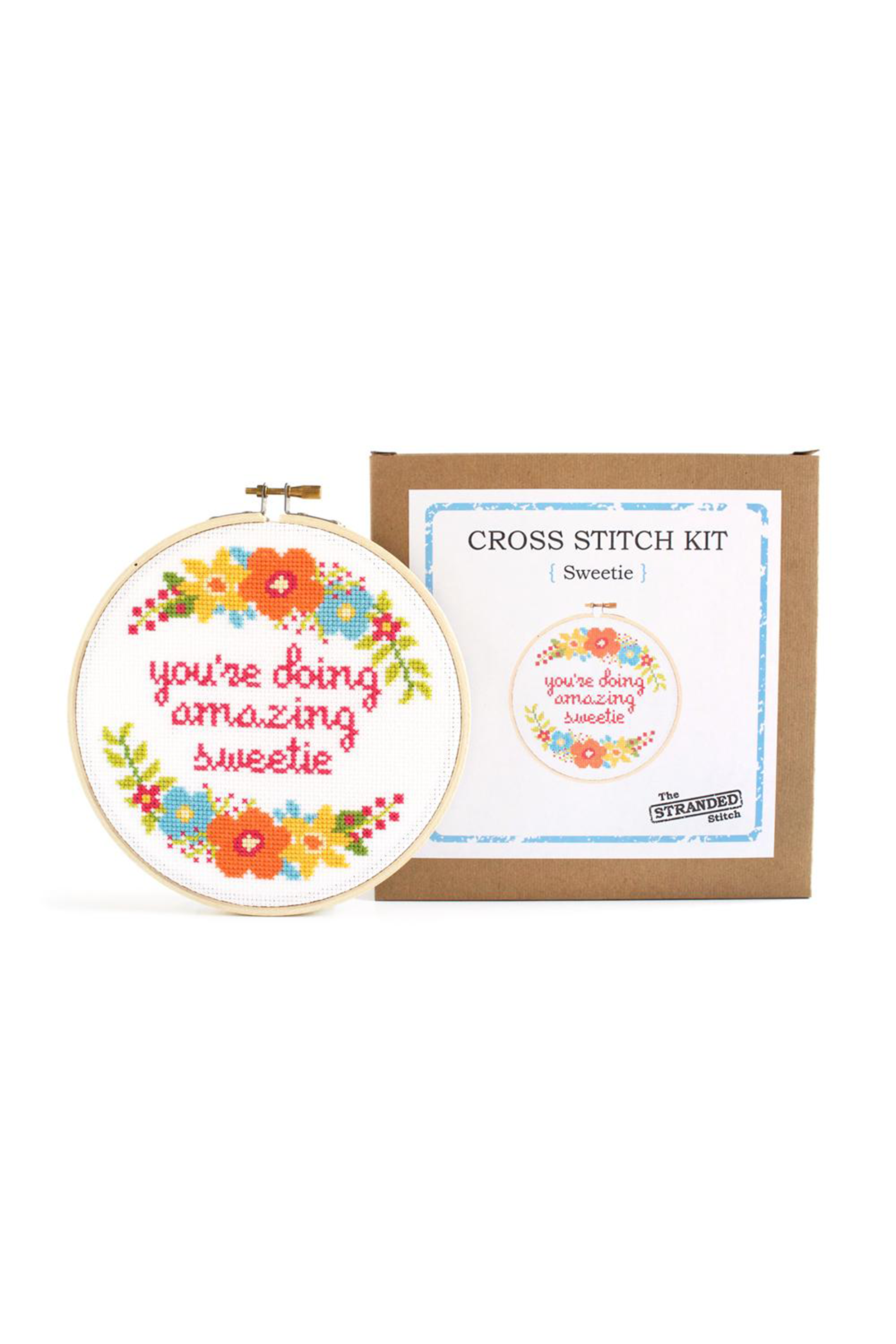 You're Doing Amazing Sweetie DIY Cross Stitch Kit