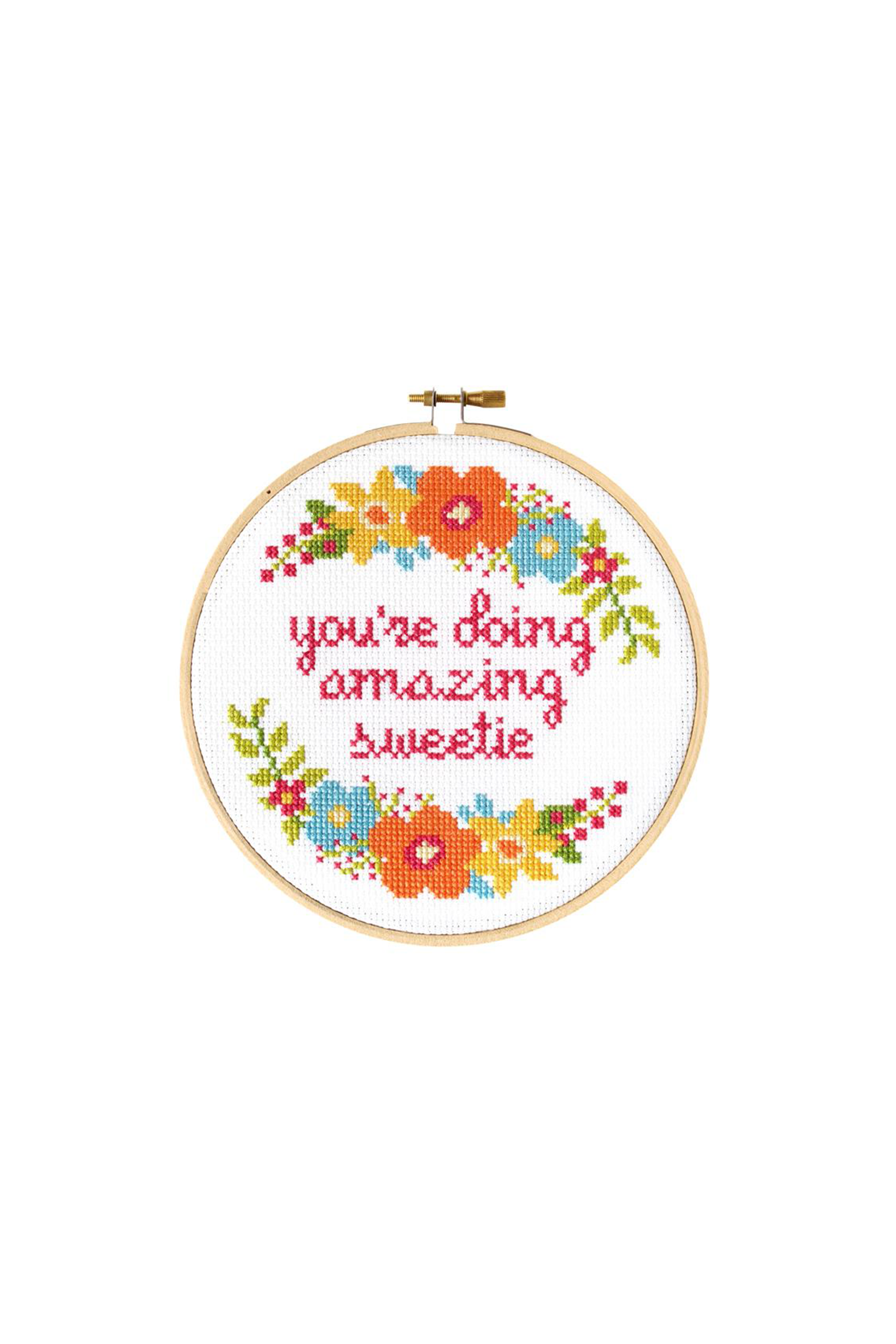 You're Doing Amazing Sweetie DIY Cross Stitch Kit