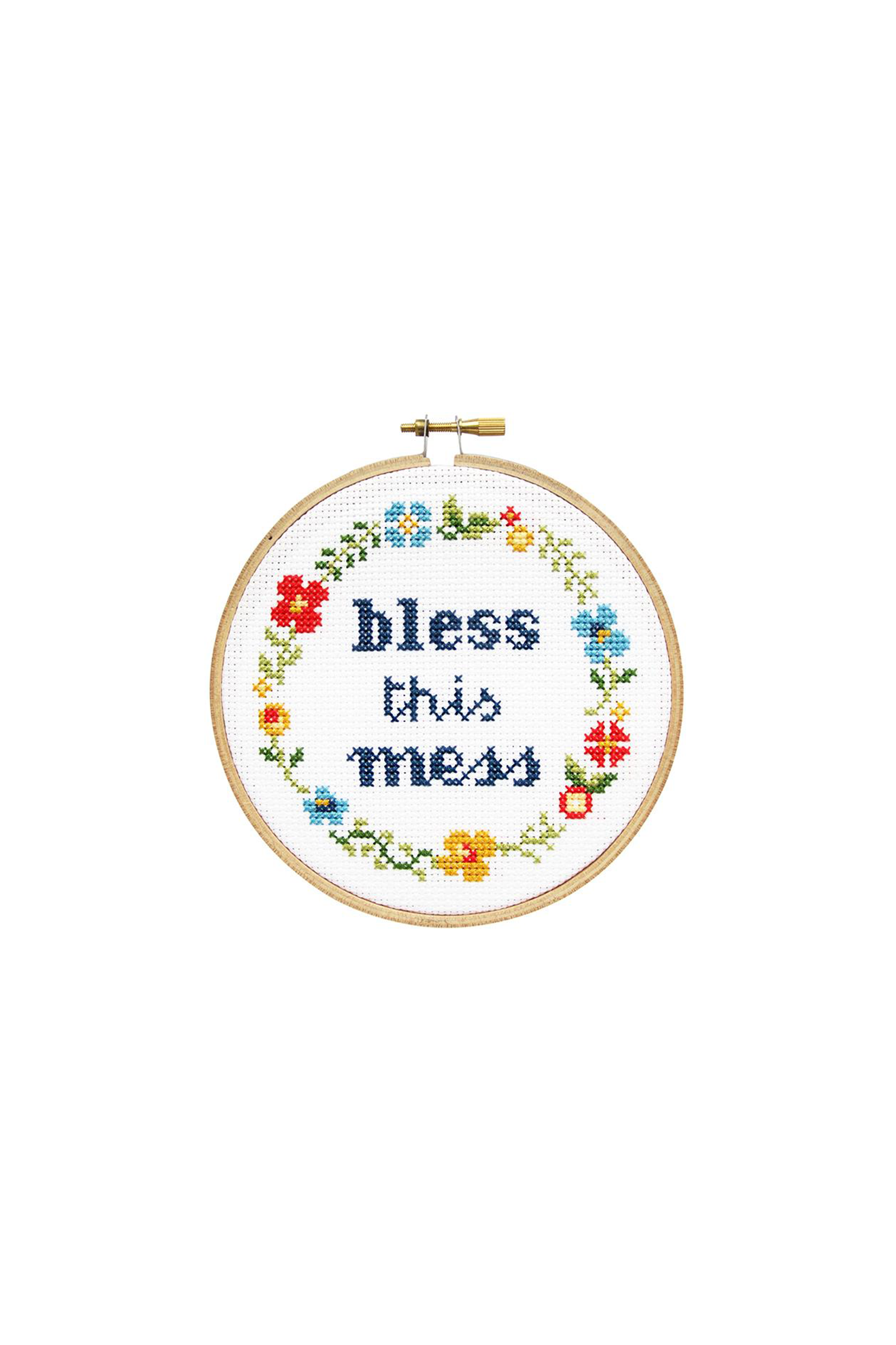 Bless This Mess DIY Cross Stitch Kit