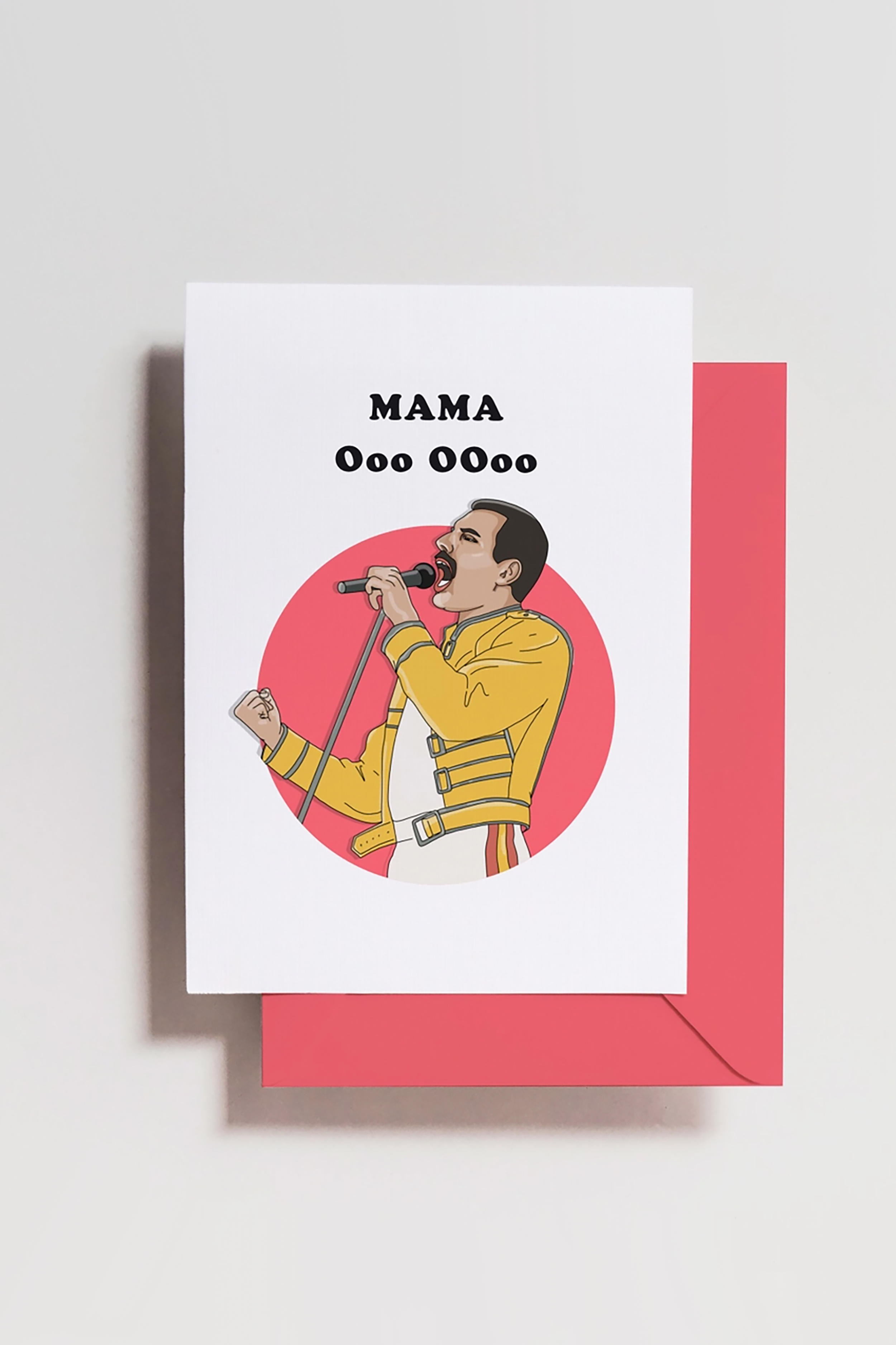 Freddie Mercury Mother's Day Card