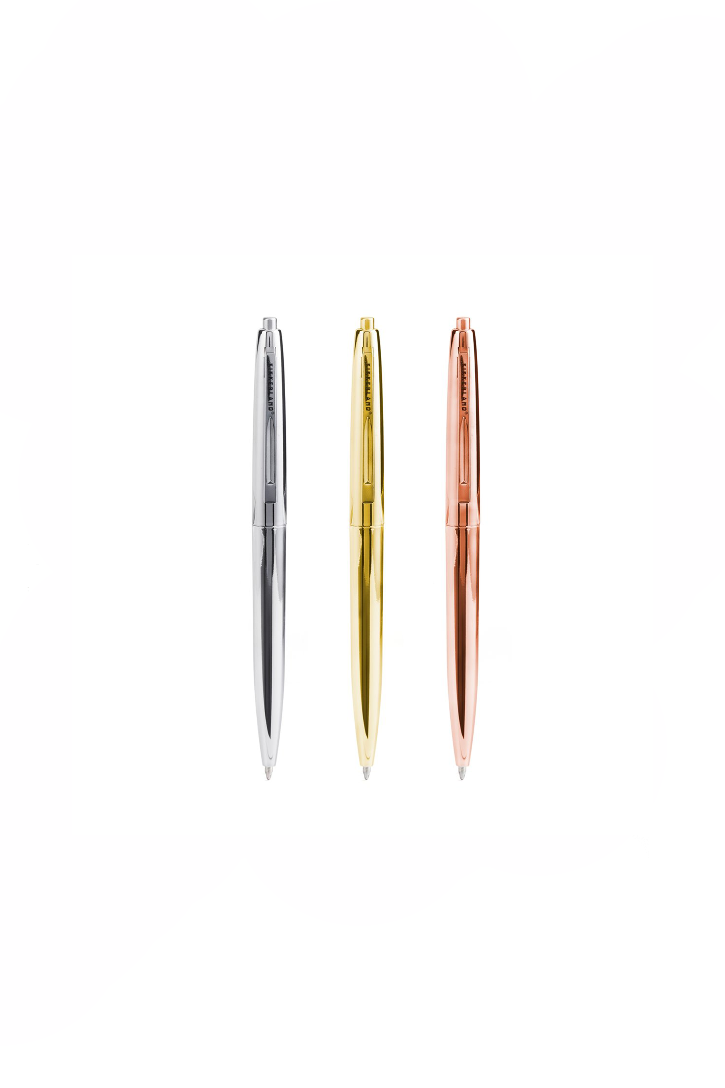Set of 3 Metallic Retro Pens