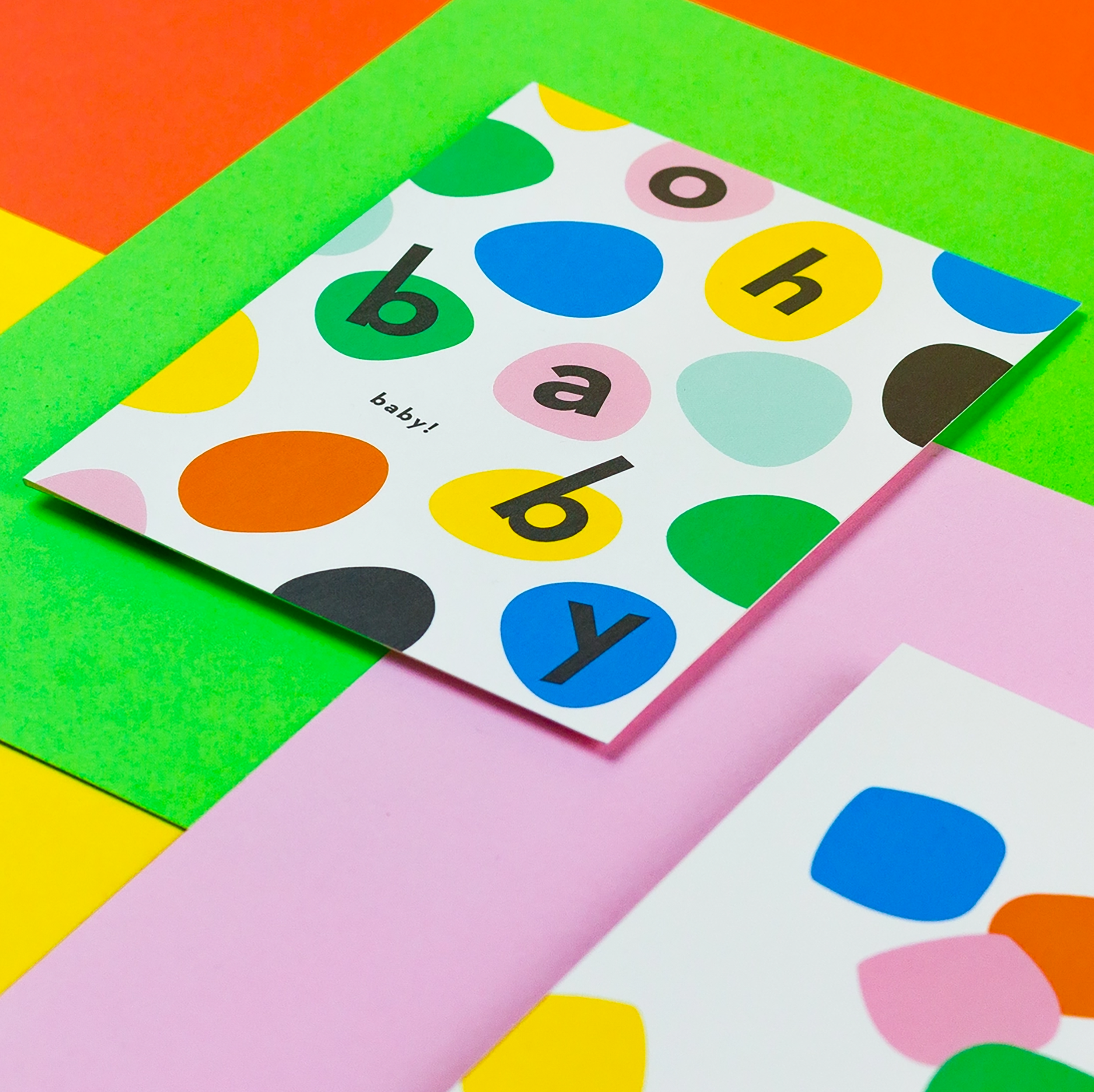 Oh Baby Baby! Dots Card