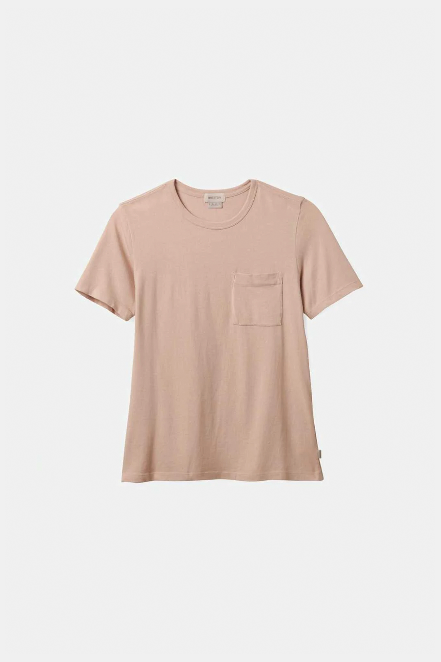 Carefree Organic Tee in Dusty Pink