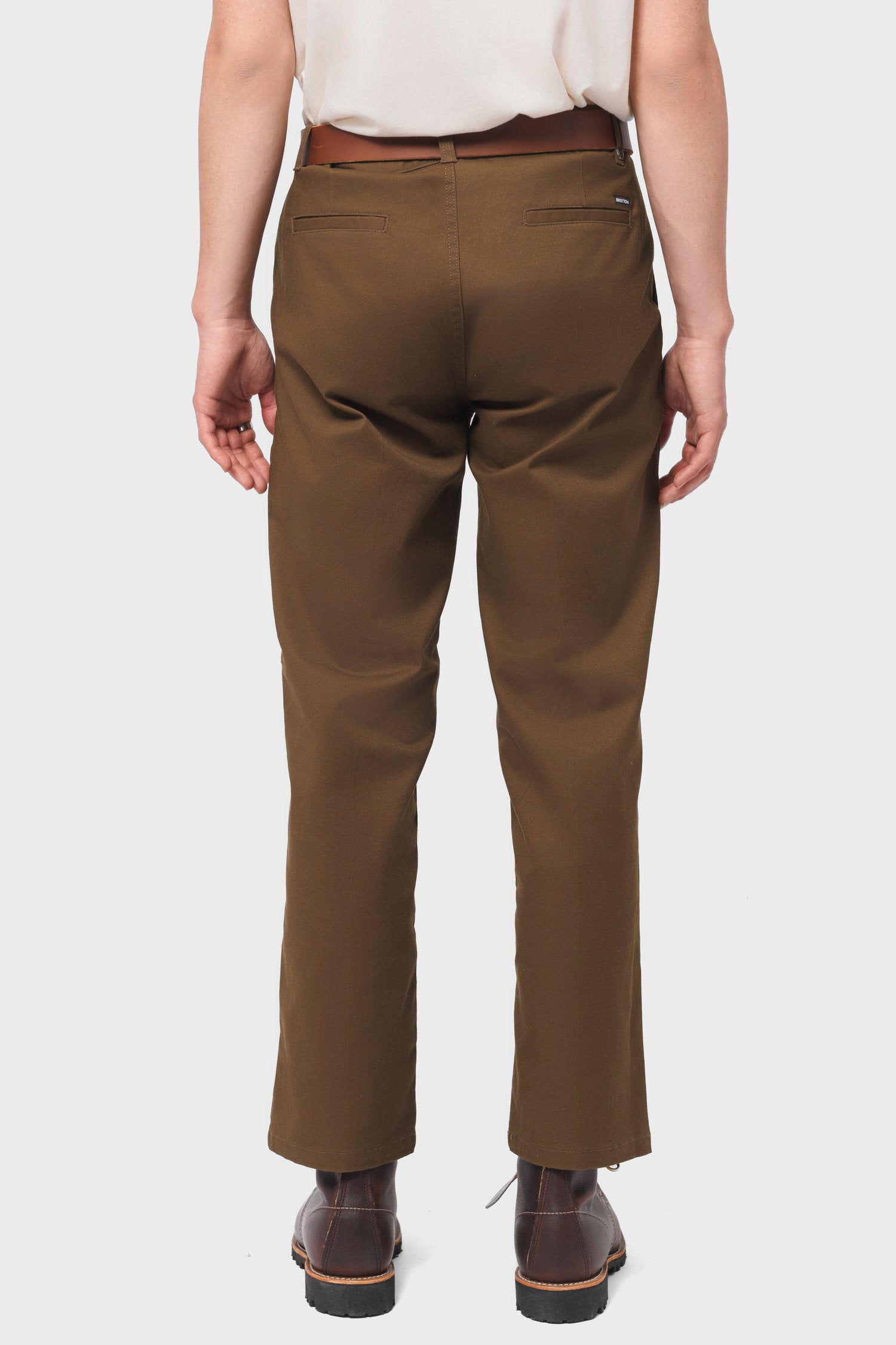 Men's Brixton Choice Chino Relaxed Pant in Desert Palm