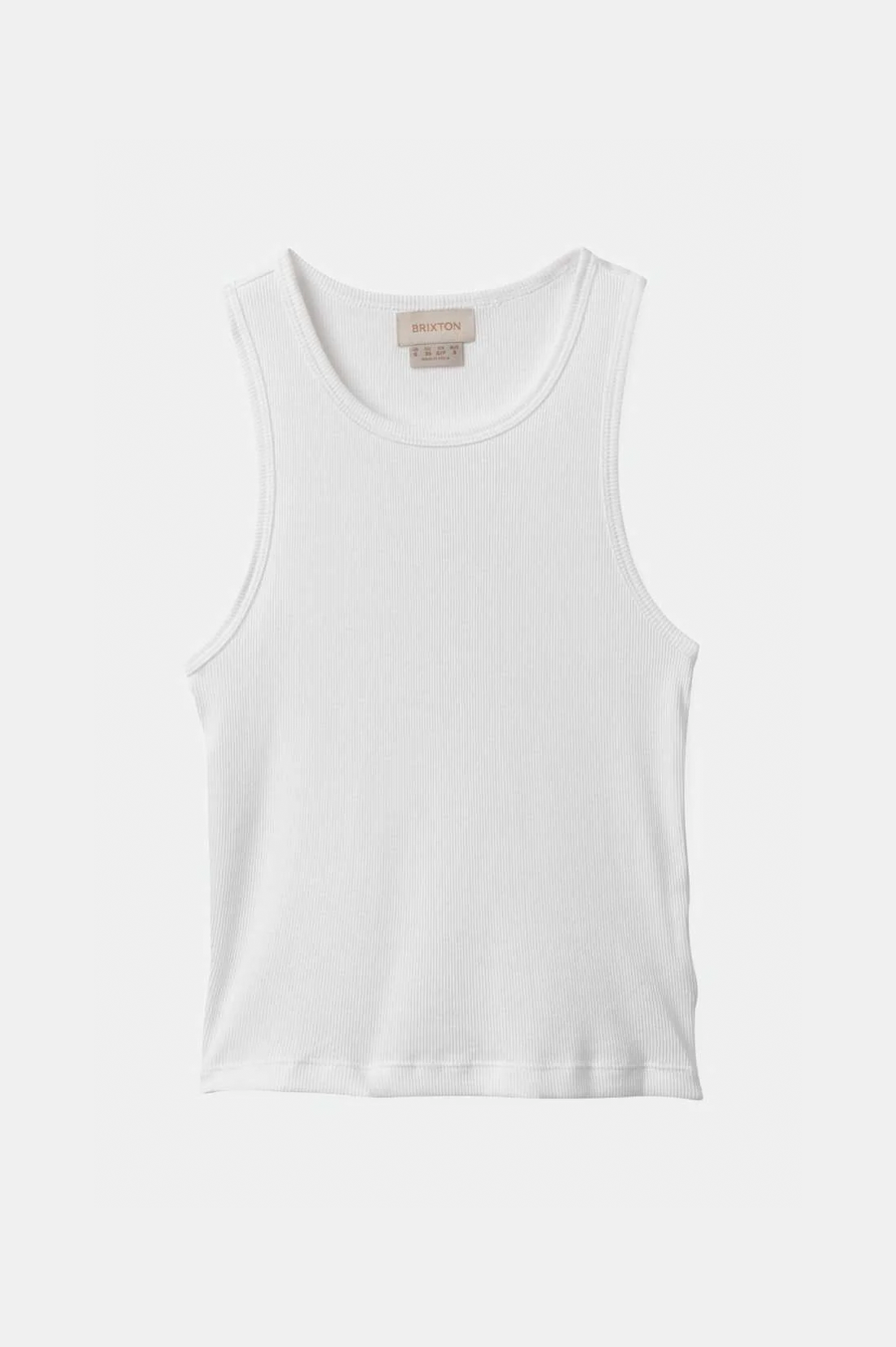 Women's Brixton Classic Organic A-Tank in White