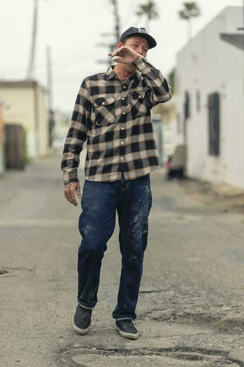 Men's Brixton 20th Anniversary Bowery Flannel