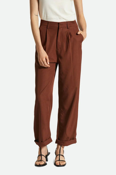 Women's Brixton Victory Trouser Pant in Sepia