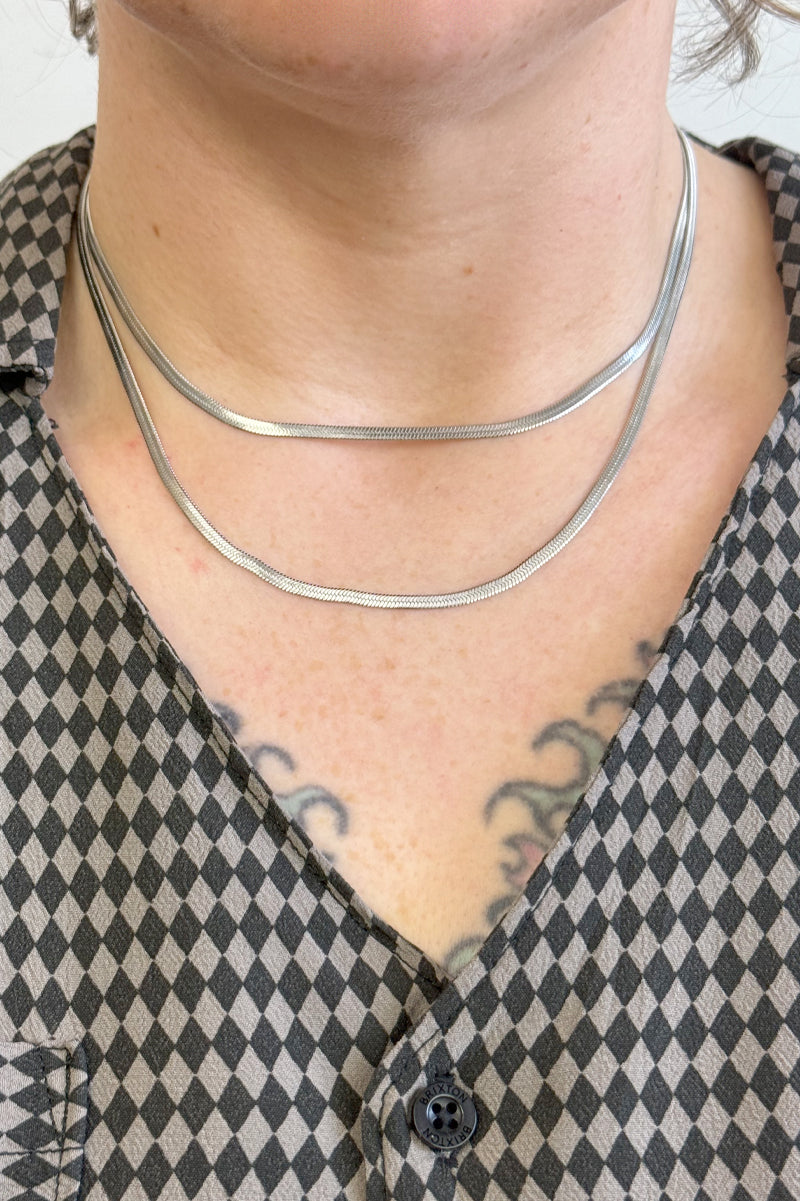 Delicate Snake Chain in Silver