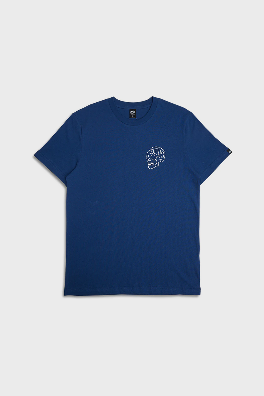 Men's Deus Ex Machina Venice Skull Tee in Mechanic Blue