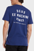 Men's Deus Ex Machina Venice Skull Tee in Mechanic Blue