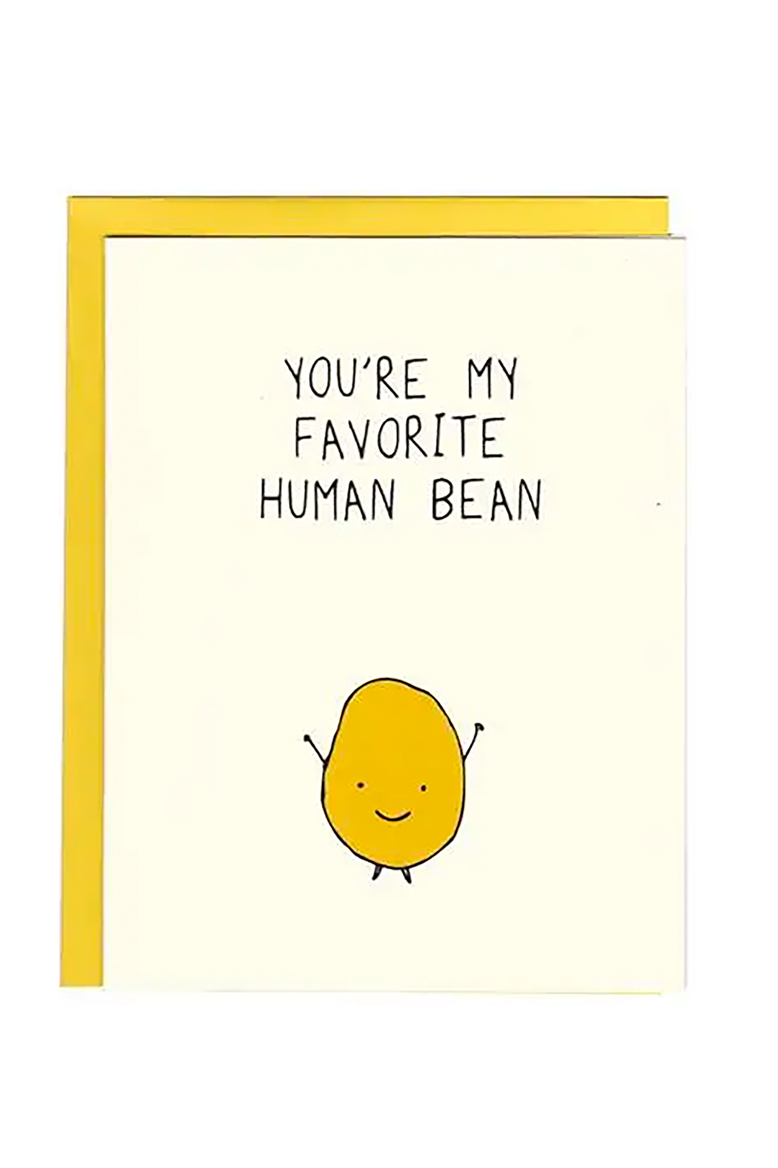 Favorite Human Bean Card