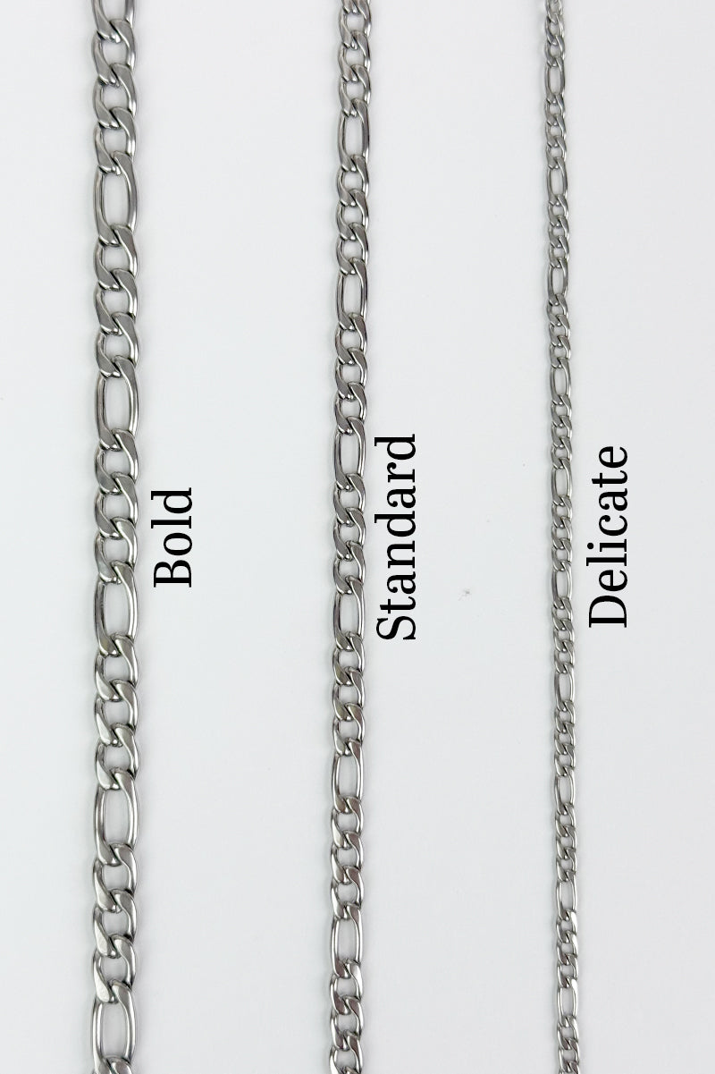 Standard Figaro Chain in Silver