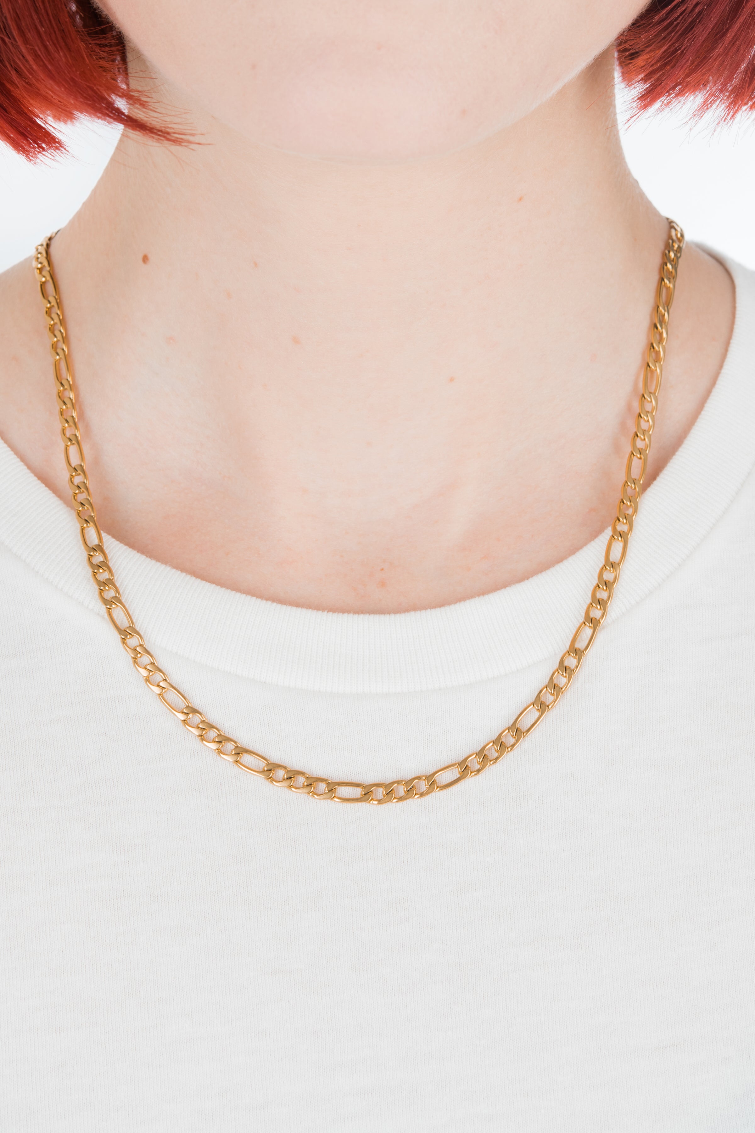 Standard Figaro Chain in Gold