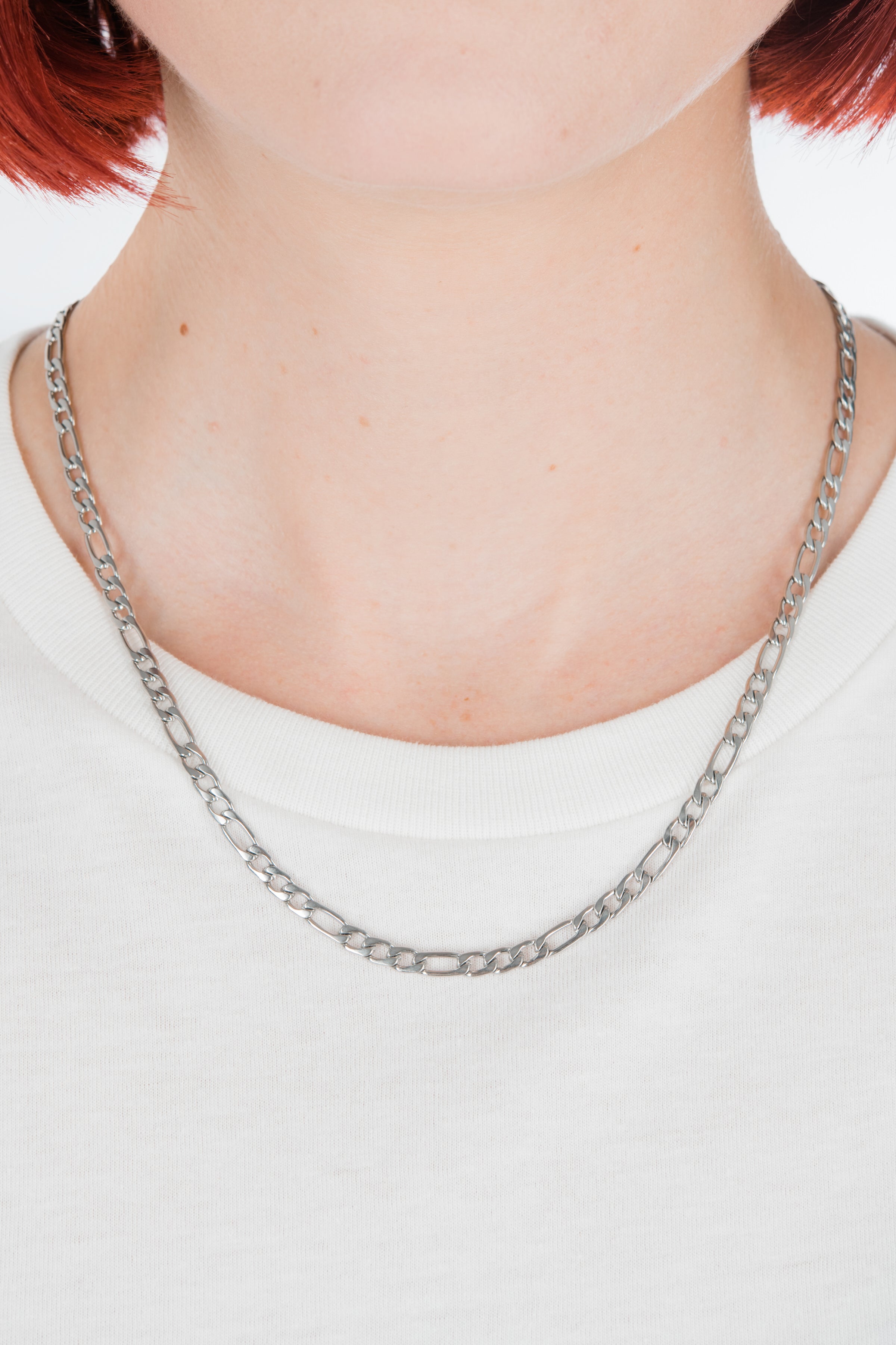 Standard Figaro Chain in Silver