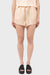 Women's Glamorous Champagne Satin Shorts