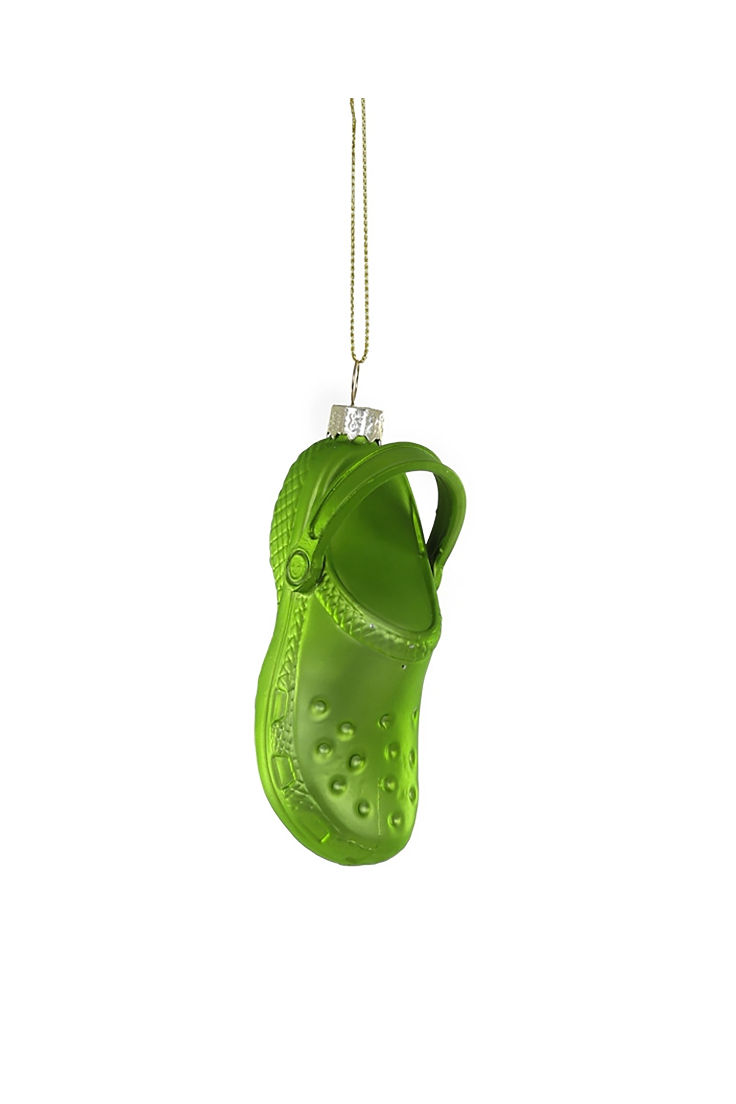 Green Crocs Ornament