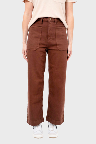 Women's Just Black Denim Eve Utility Jean in Coffee Bean