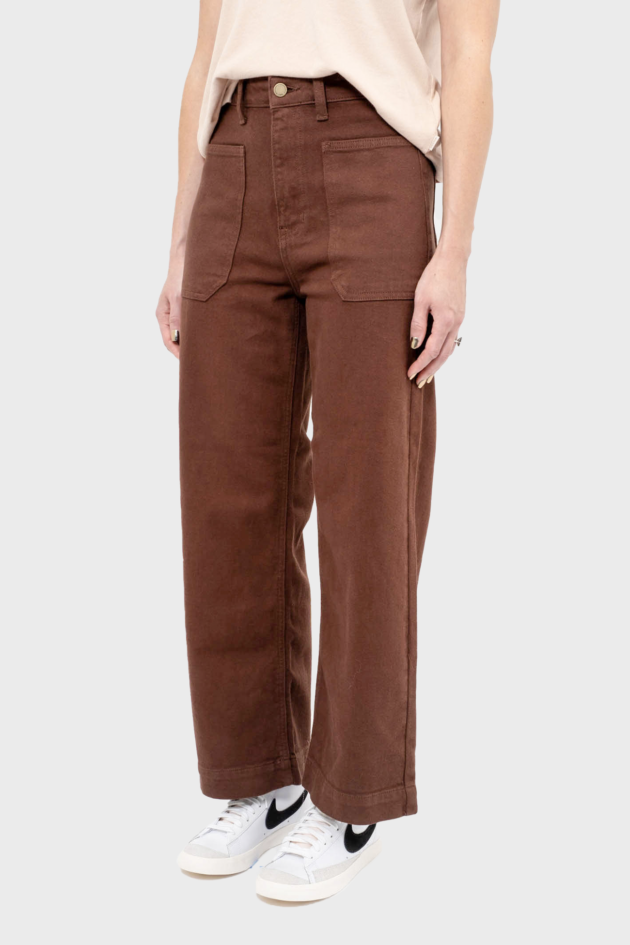 Women's Just Black Denim Eve Utility Jean in Coffee Bean