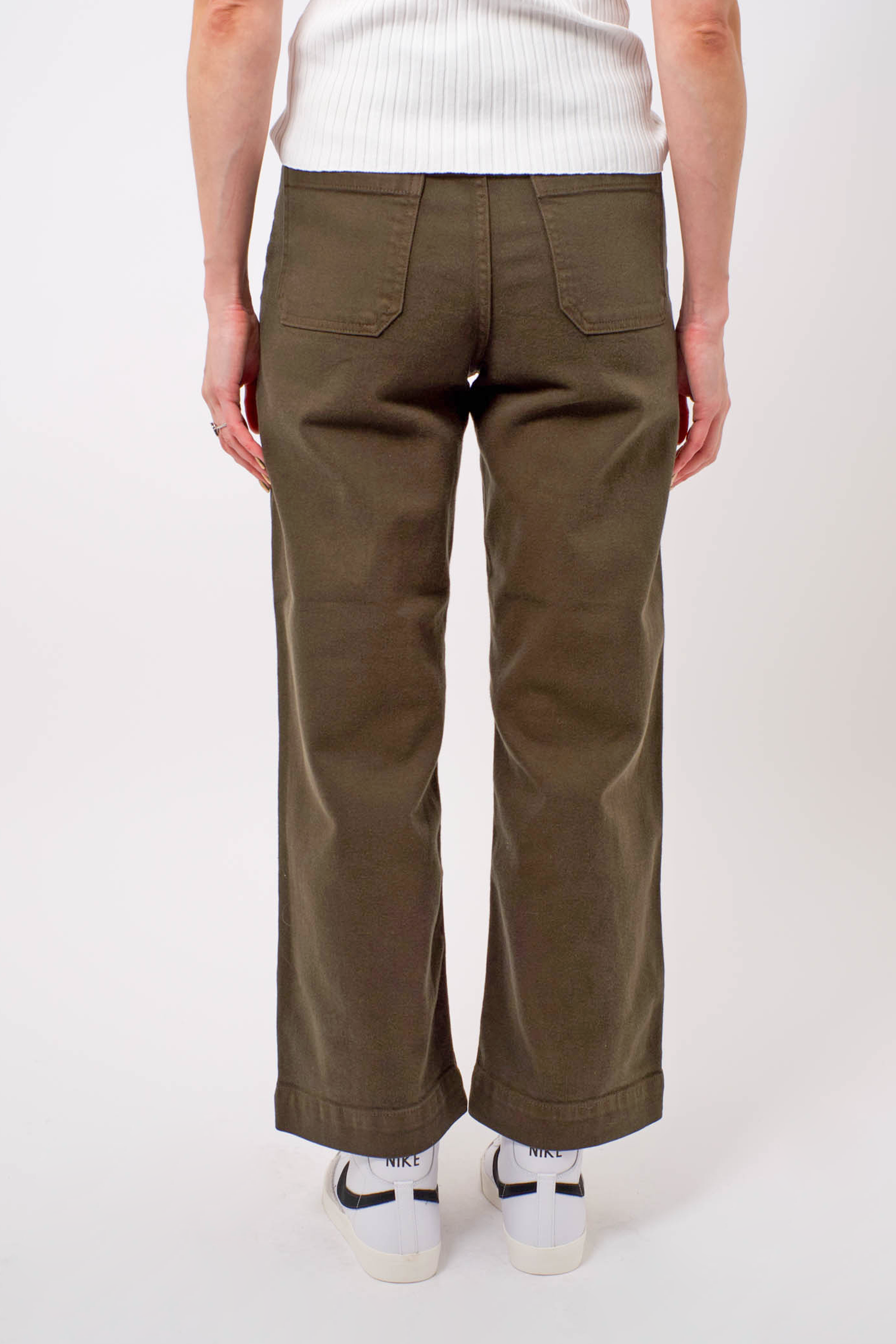 Eve Utility Jean in Dark Olive