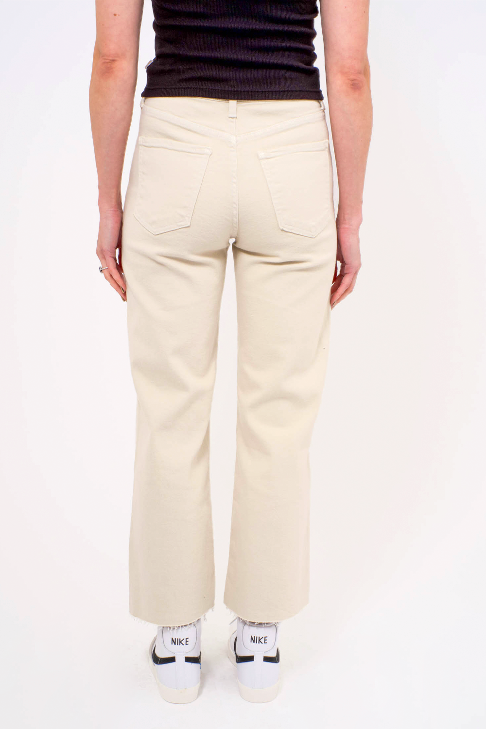 High Rise Utility Wide Leg in Salt