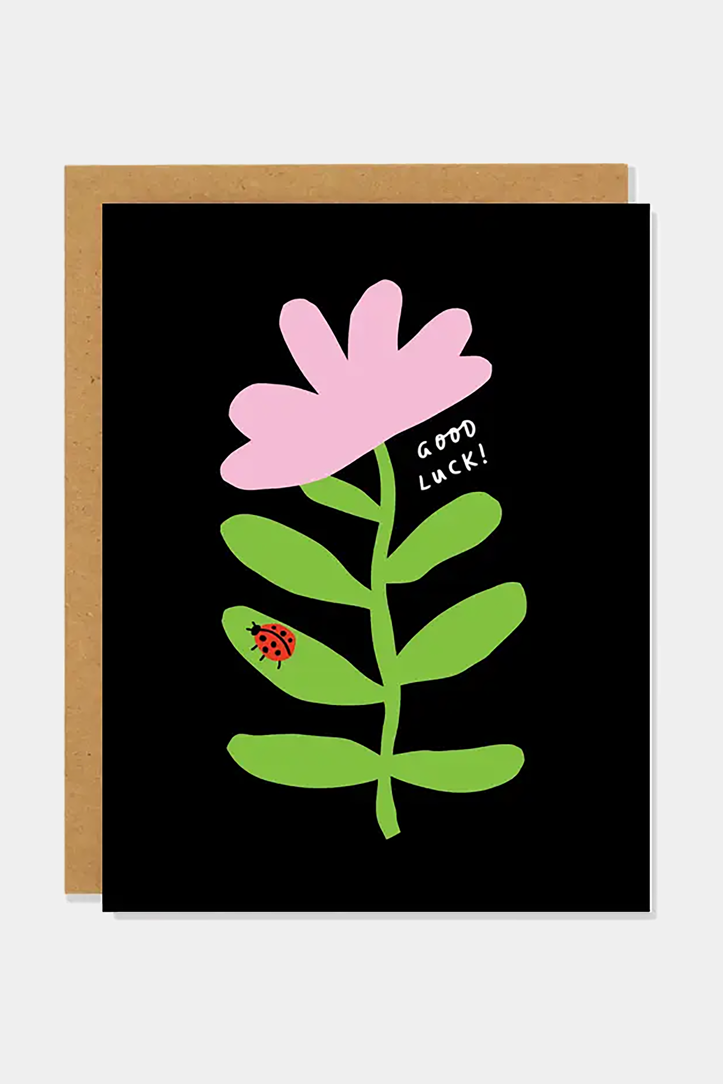 Good Luck Ladybug Card