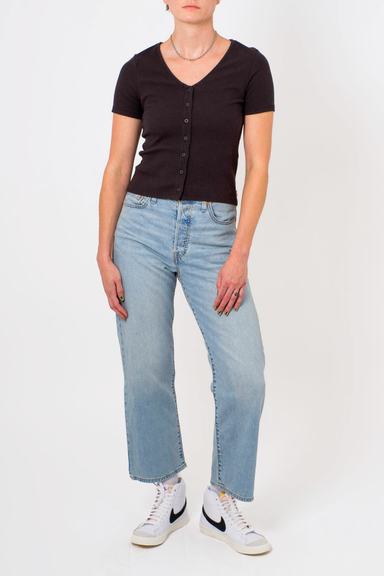 Women's Levi's Muse SS Tee in Caviar