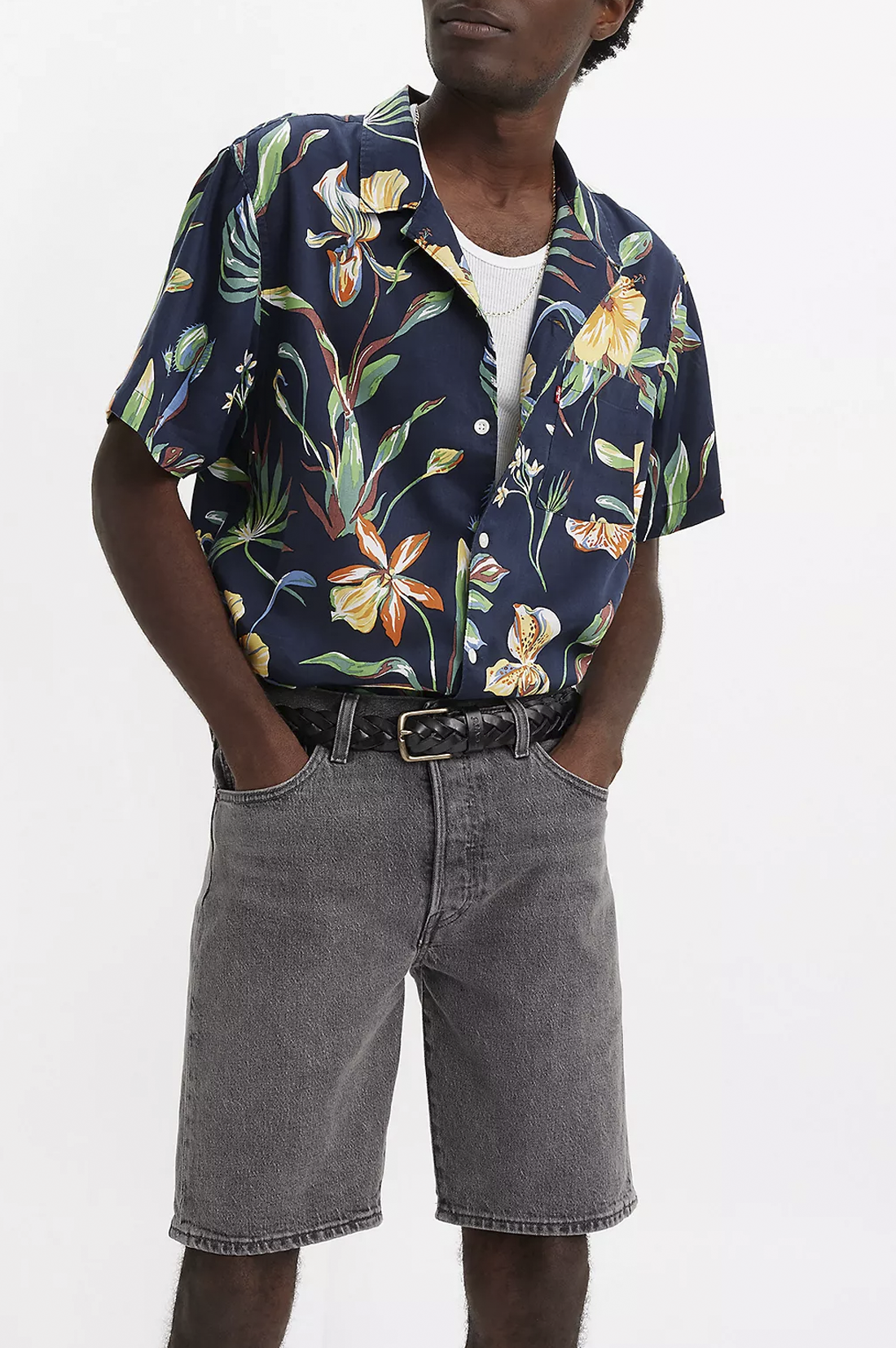 Men's Levi's The Sunset Camp Shirt in Nepenthe Floral