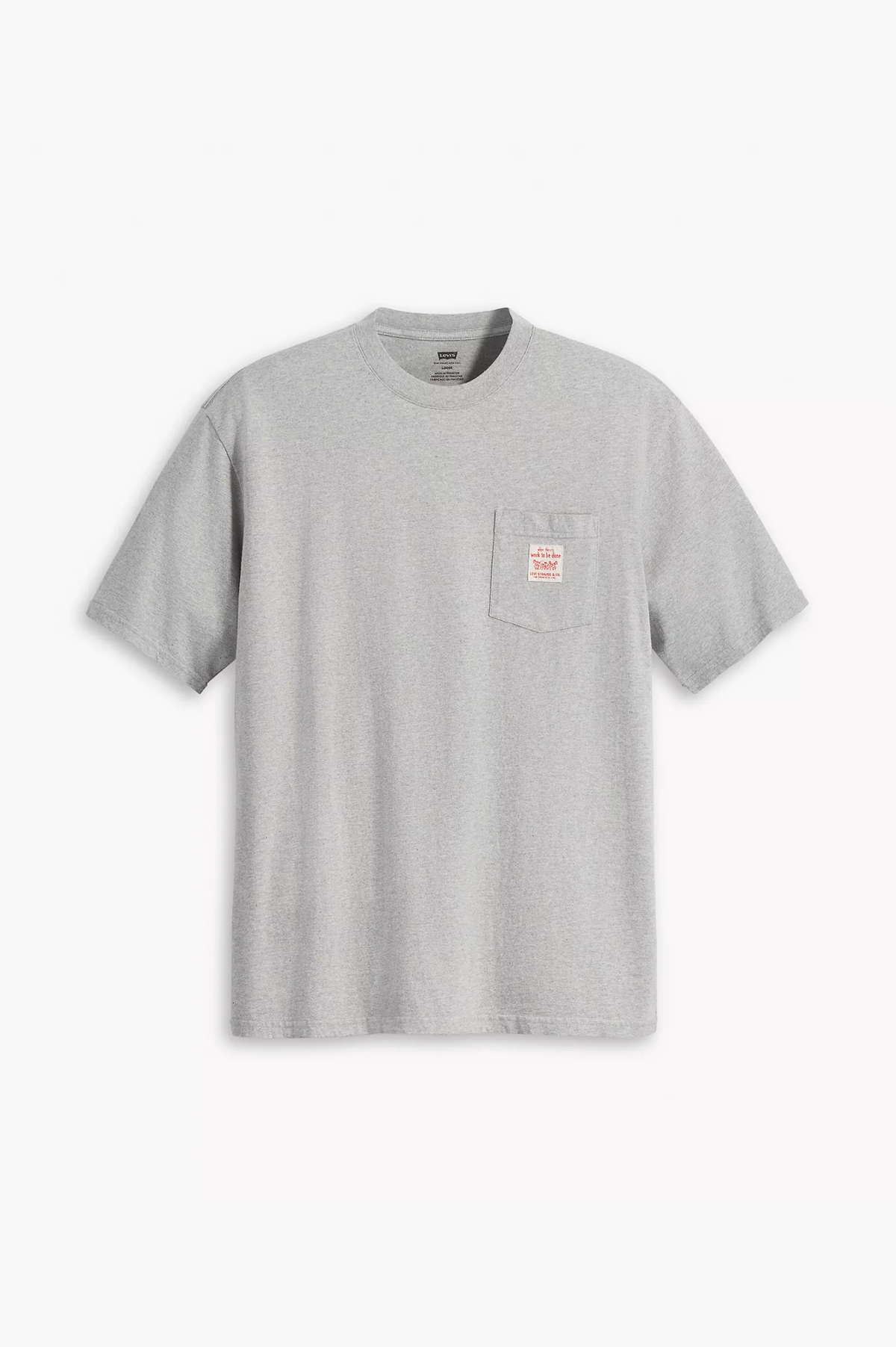 SS Workwear Tee in Mid Tone Grey