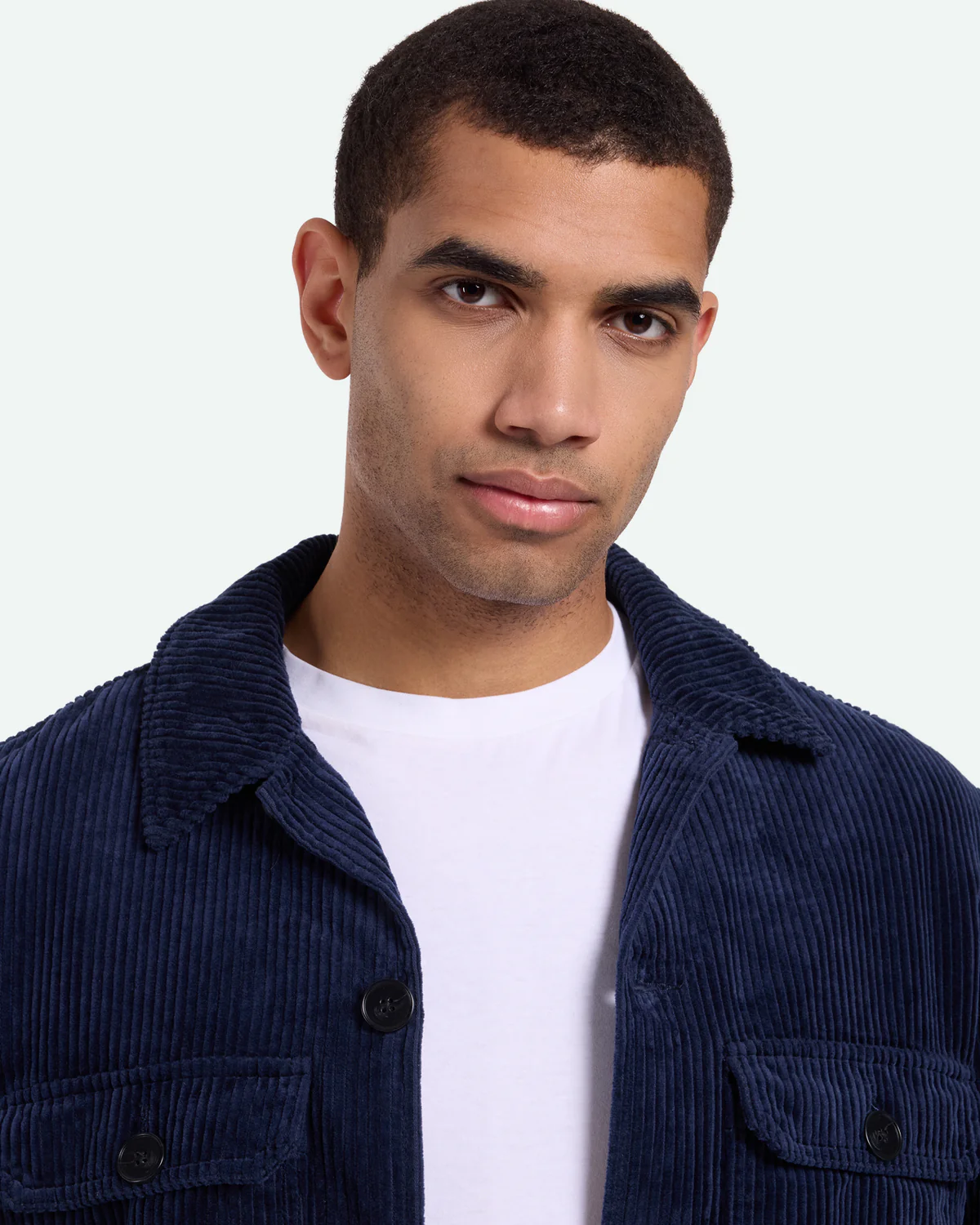 Men's Minimum Kaison Overshirt in Navy Blazer