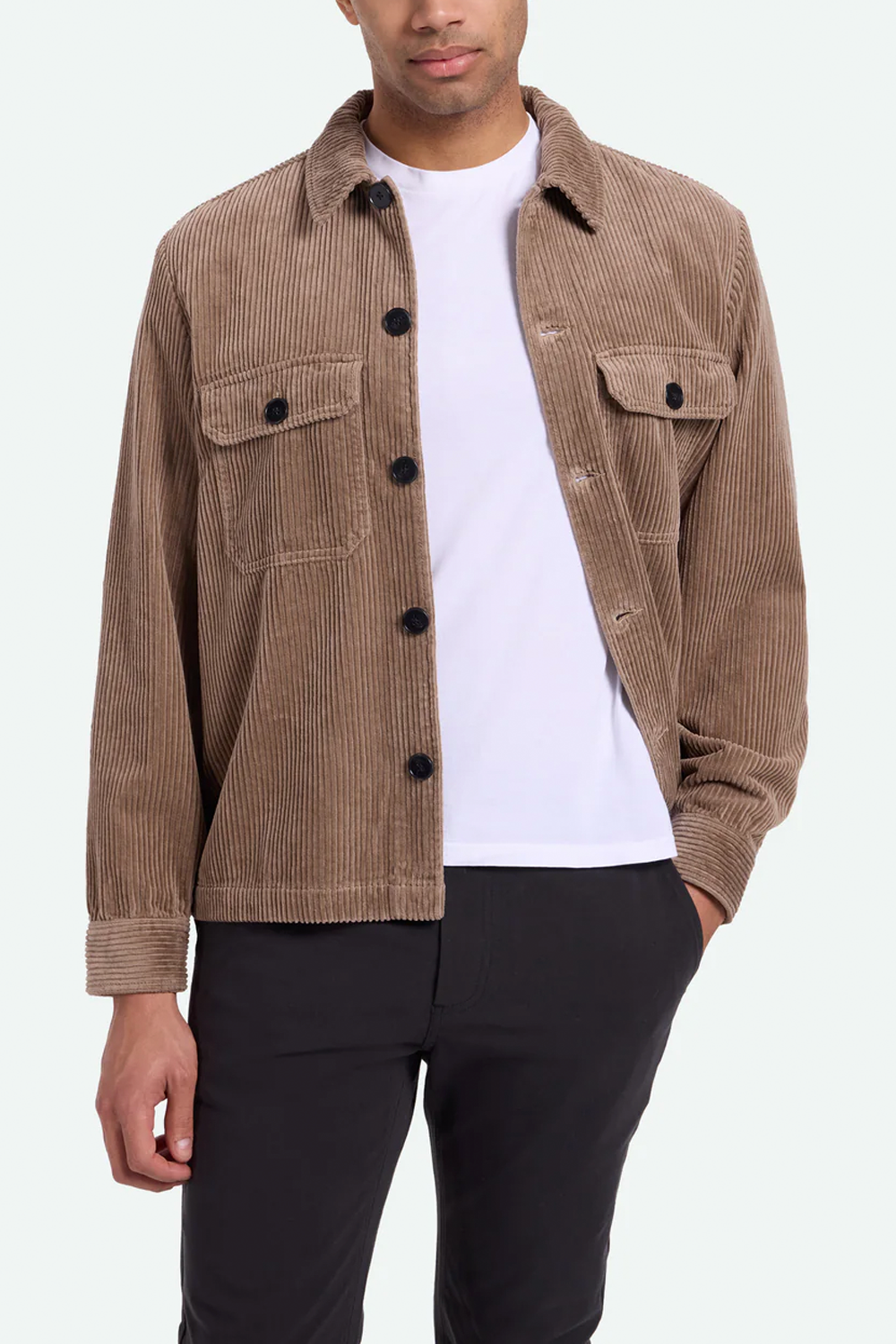 Men's Minimum Kaison Overshirt in Pine Bark