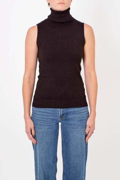 Women's Molly Bracken Layering Turtleneck Tank in Black