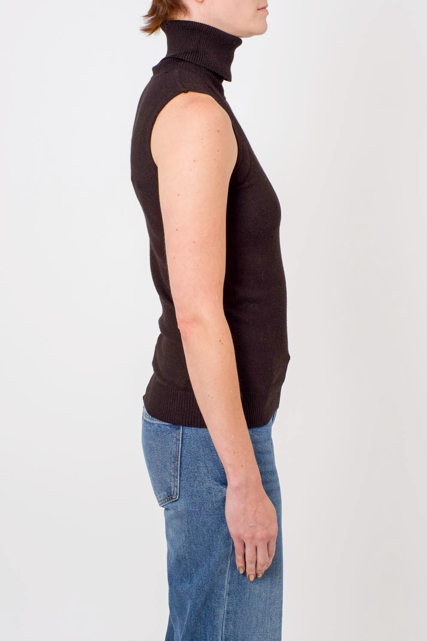 Women's Molly Bracken Layering Turtleneck Tank in Black