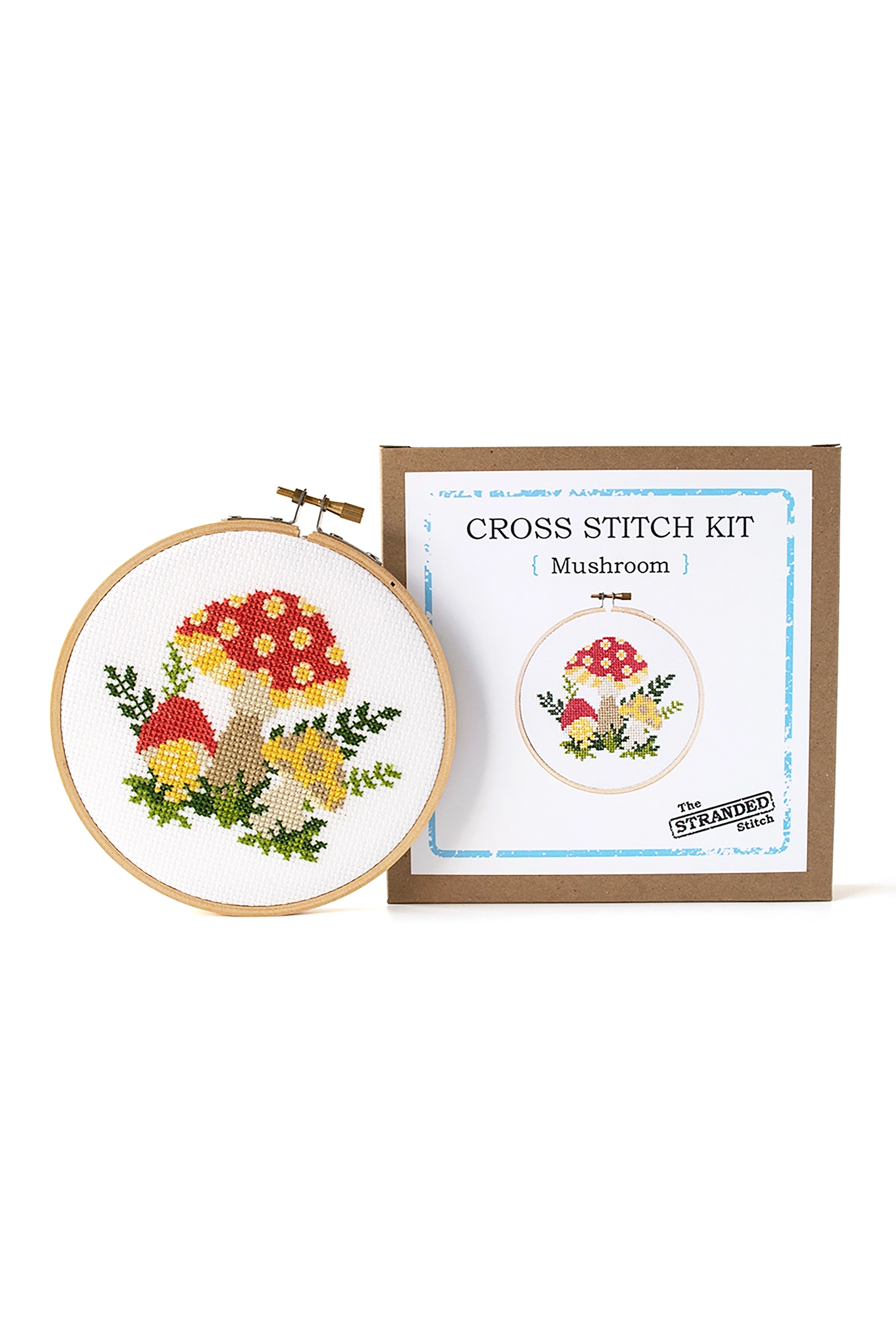 Mushroom DIY Cross Stitch Kit