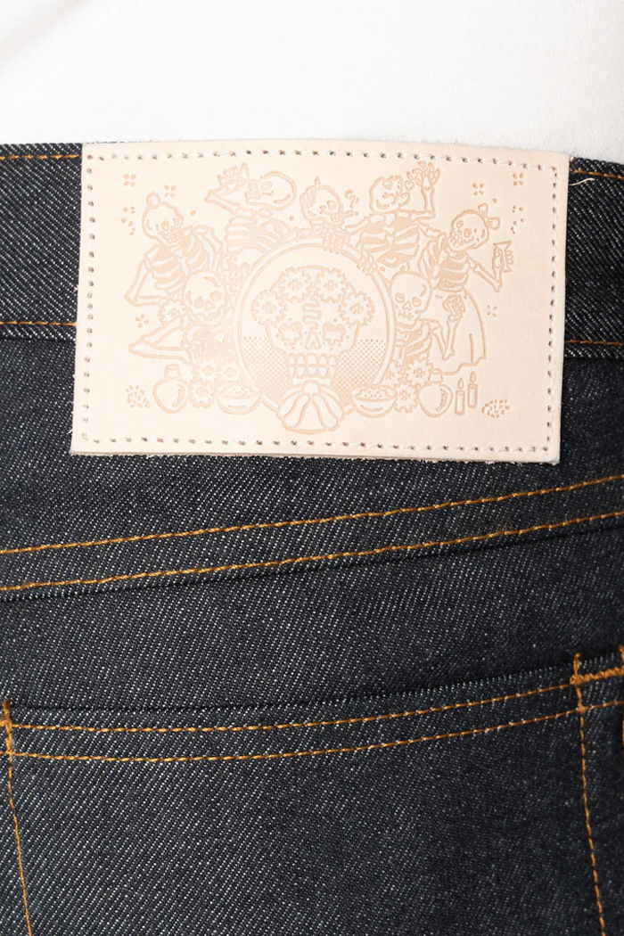 Men's Naked & Famous True Guy in Dia De Los Muertos Selvedge