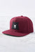 North Standard Black Bear Snapback in Maroon