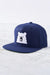 North Standard Polar Bear Snapback in Navy