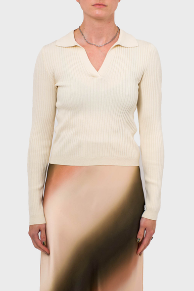 Women's Only Kaya LS Polo in Birch