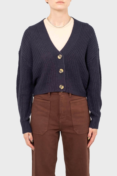 Women's Nice Cardigan in Night Sky