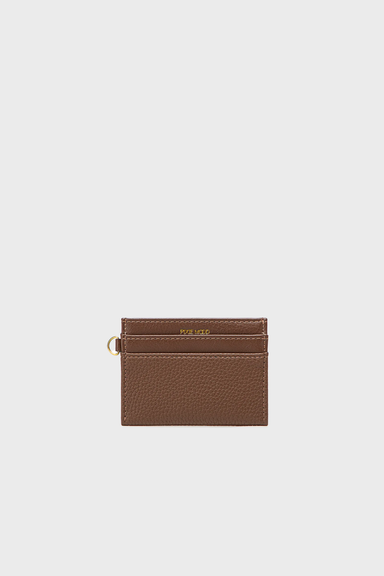 Pixie Mood Alex Cardholder in Espresso Brown Pebbled