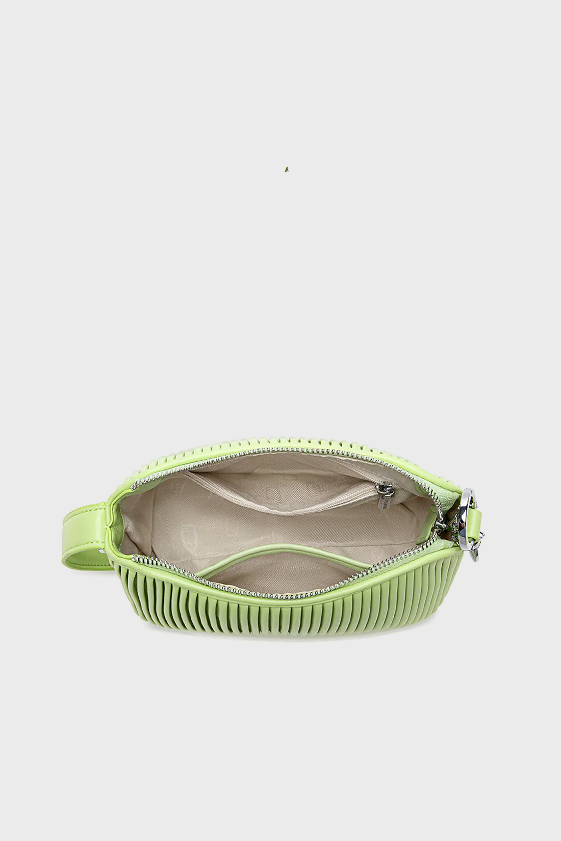 Pixie Mood Ella Crossbody in Lime Pleated