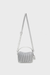 Pixie Mood Ella Crossbody in Silver Pleated