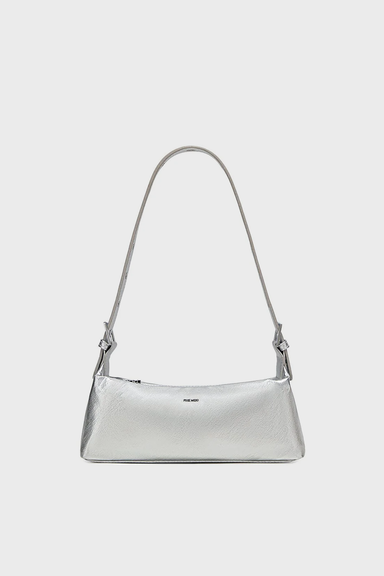 Pixie Mood Emi Shoulder Bag in Silver Nylon