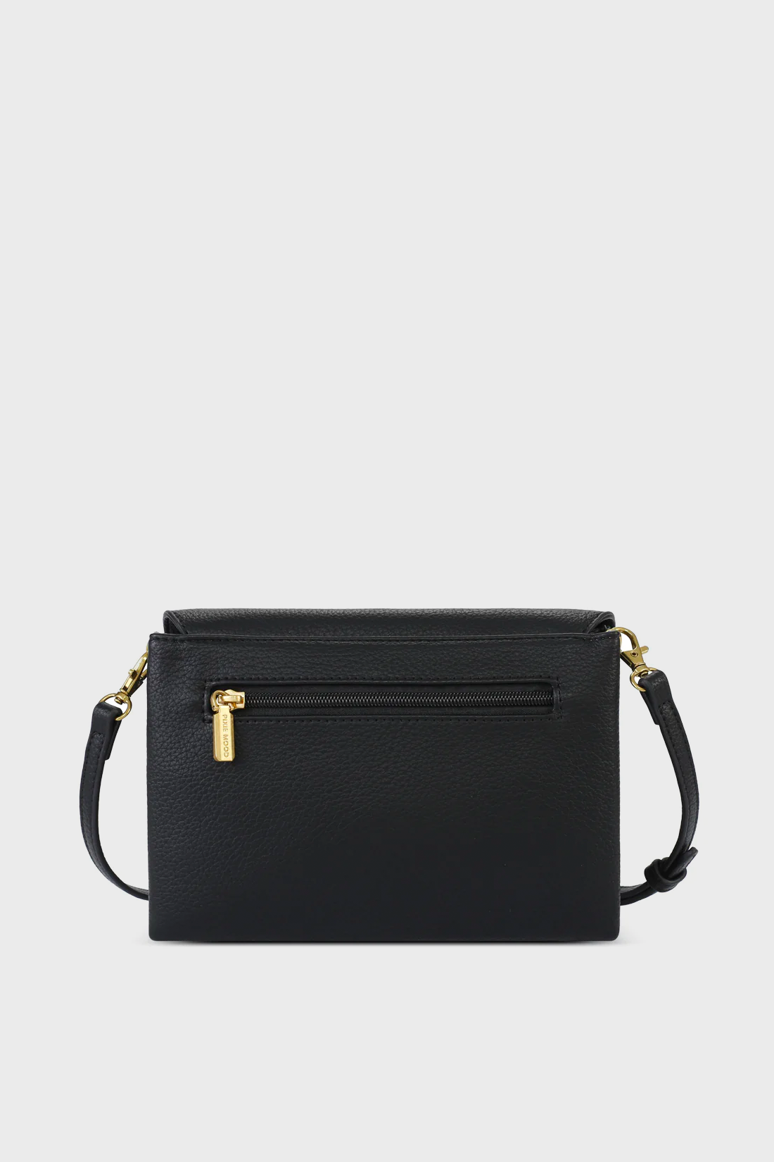 Pixie Mood Gianna Crossbody in Black Pebbled